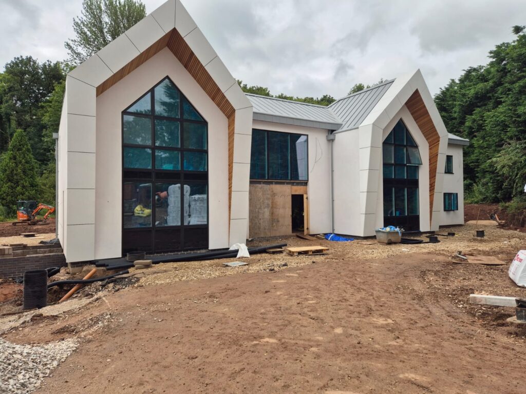 Allsopp Construction project Woodlands, Draycott in the Clay exterior